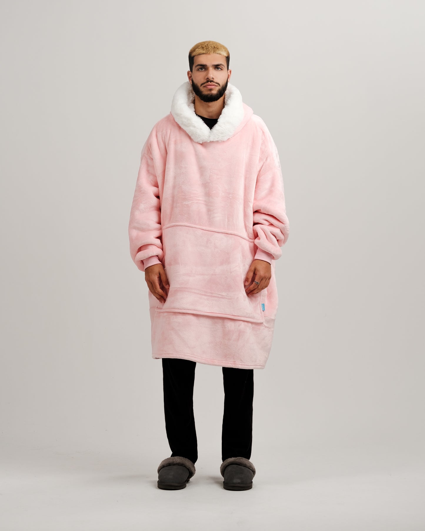 ONY Furlined Hoodie Blanket - Pink - It's Ony