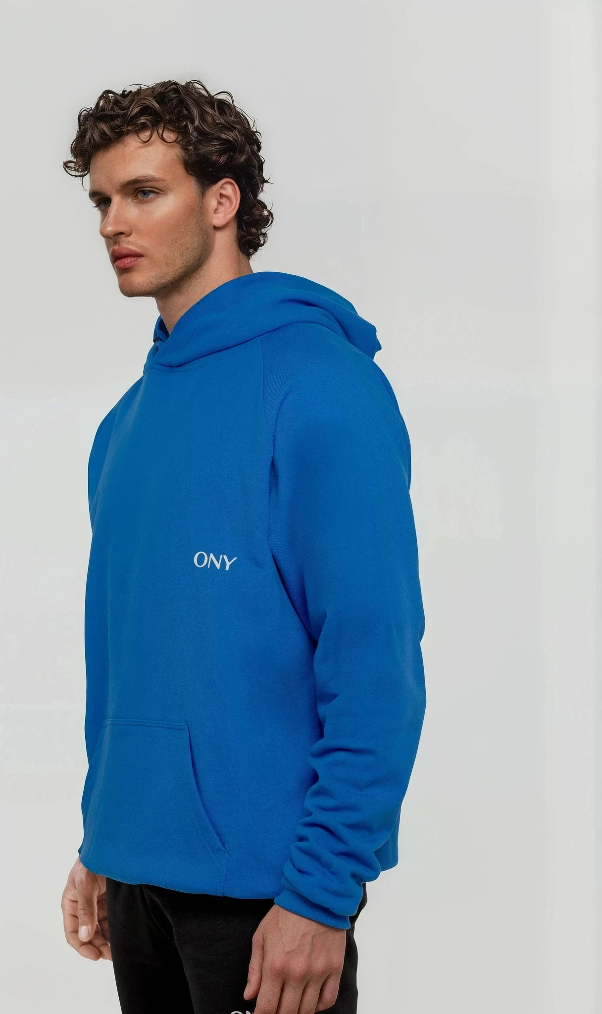 BLUE OVERSIZED HOODIE