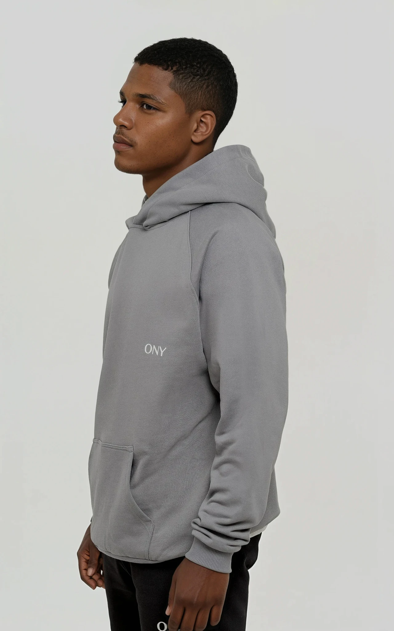 GREY OVERSIZED HOODIE