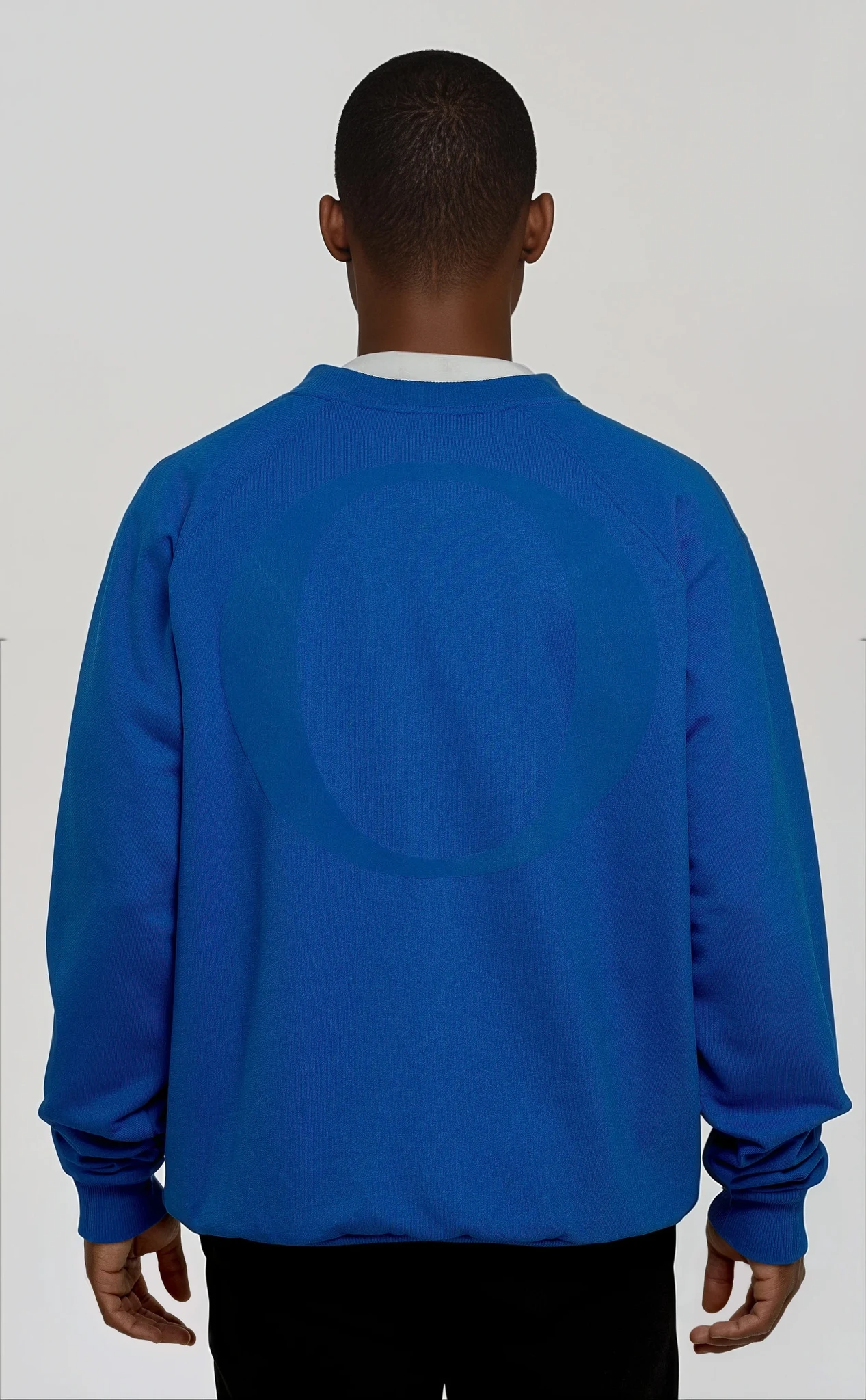 BLUE OVERSIZED SWEATER