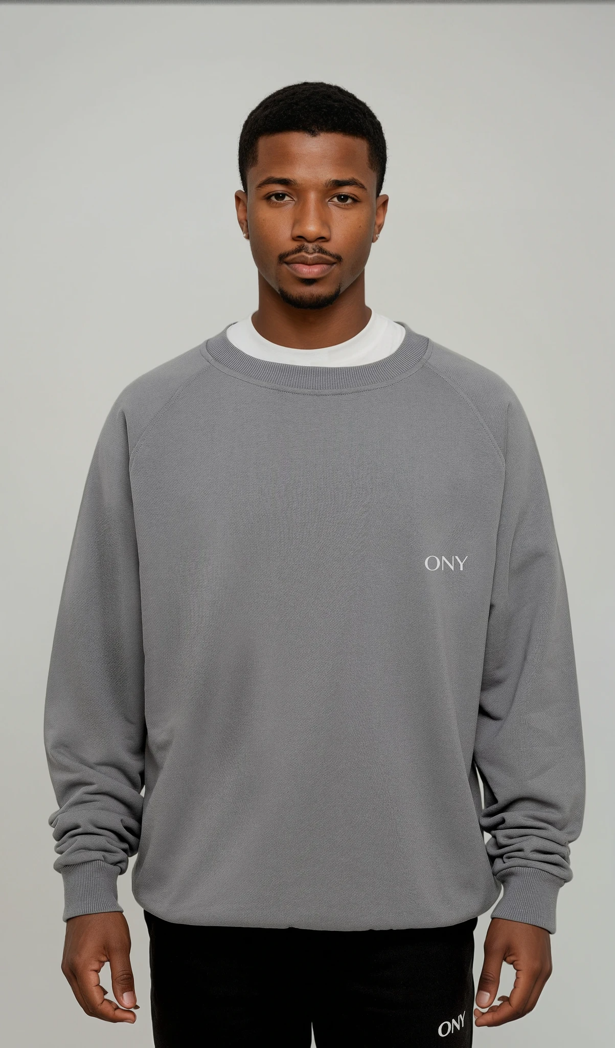 GREY OVERSIZED SWEATER