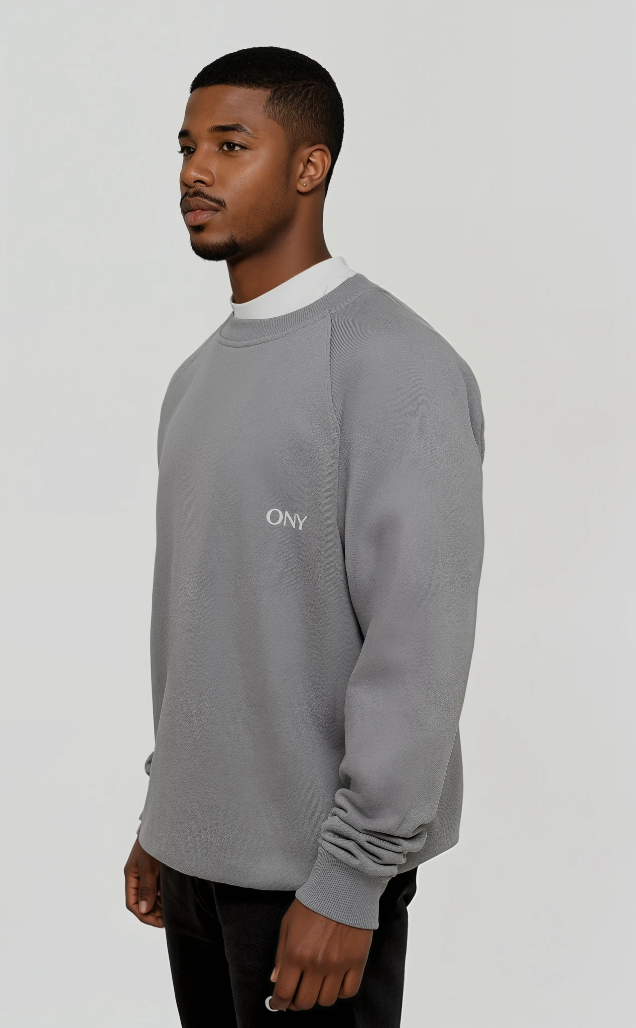 GREY OVERSIZED SWEATER
