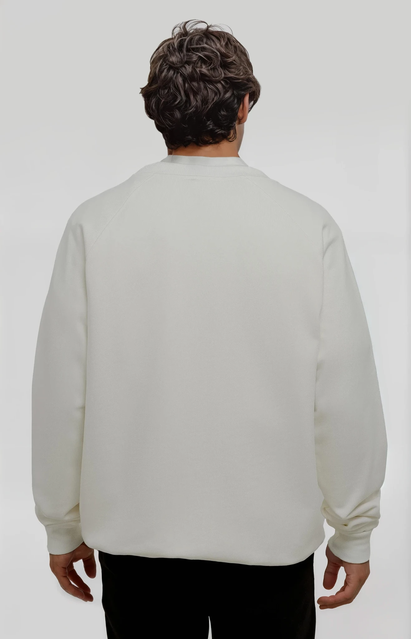 OFF-WHITE OVERSIZED SWEATER