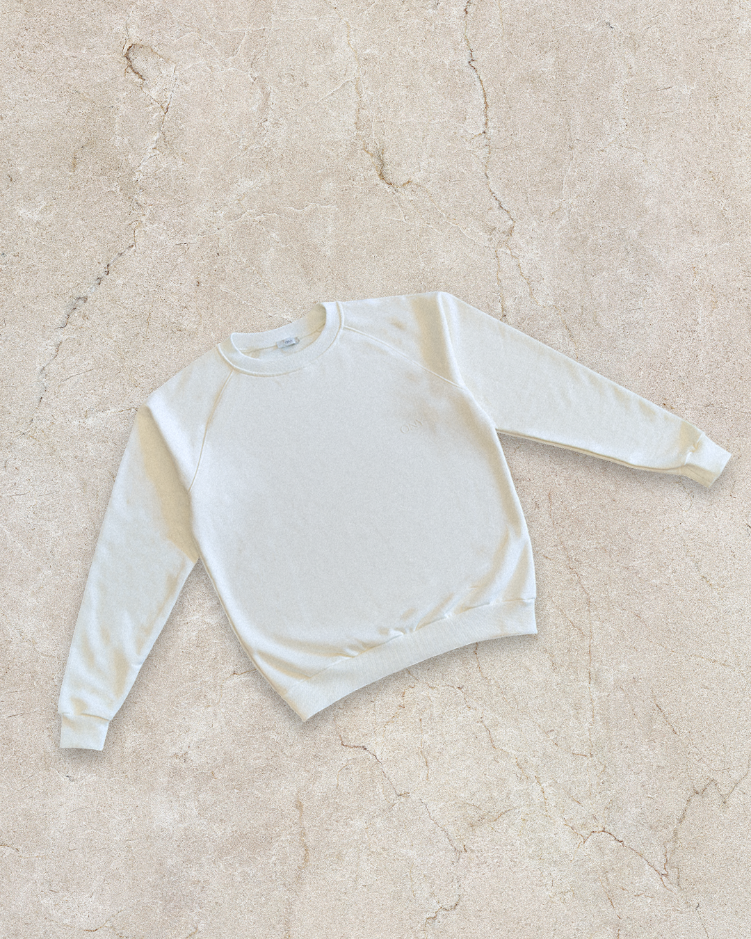 Off-white oversized sweater - 100% cotton.