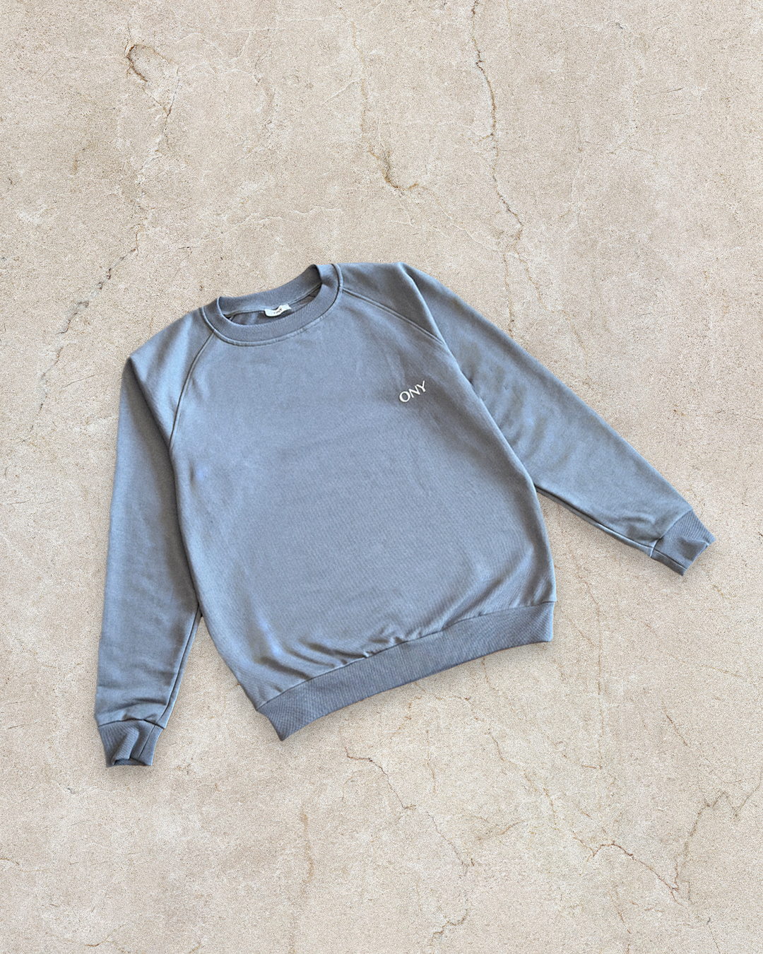 Grey oversized sweater - 100% cotton.