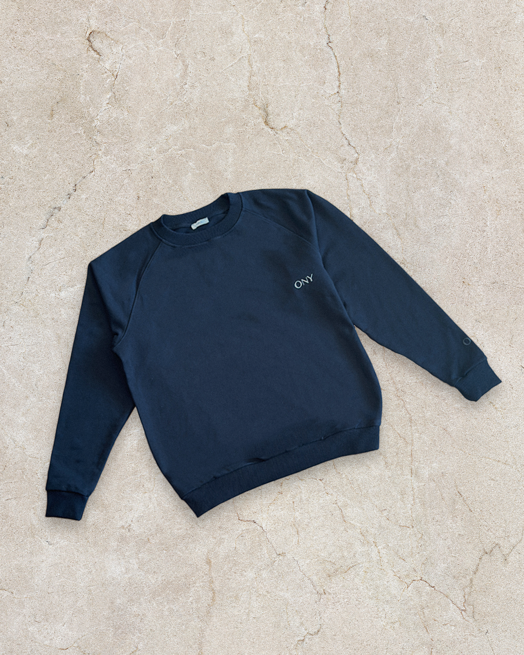 Black oversized sweater - 100% cotton.