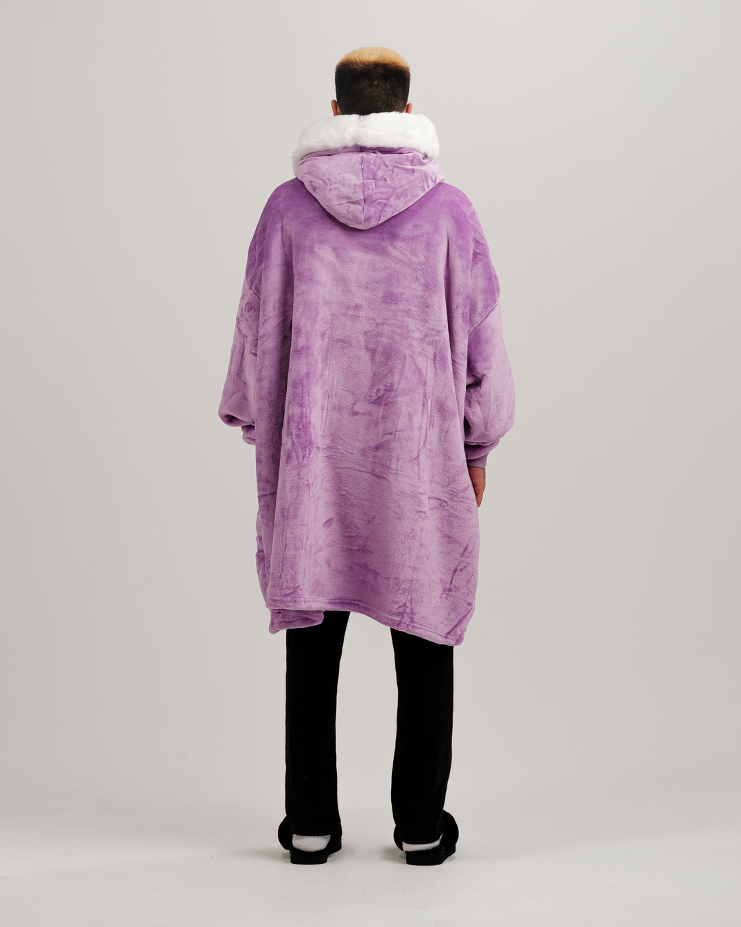 ONY Furlined Hoodie Blanket - Purple - It's Ony