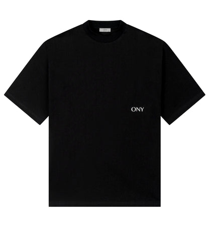 Black  boxy fit t-shirt - 100% cotton.