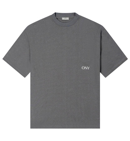 Grey boxy fit t-shirt - 100% cotton.