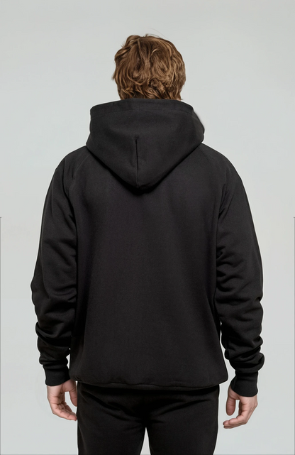 BLACK OVERSIZED HOODIE - ONY
