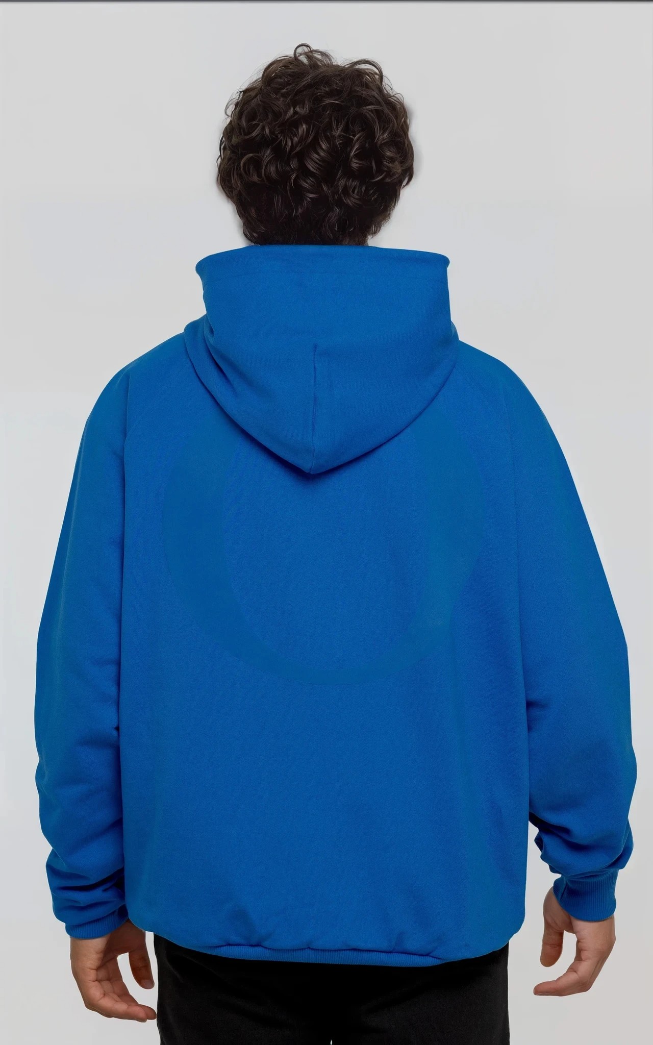 BLUE OVERSIZED HOODIE