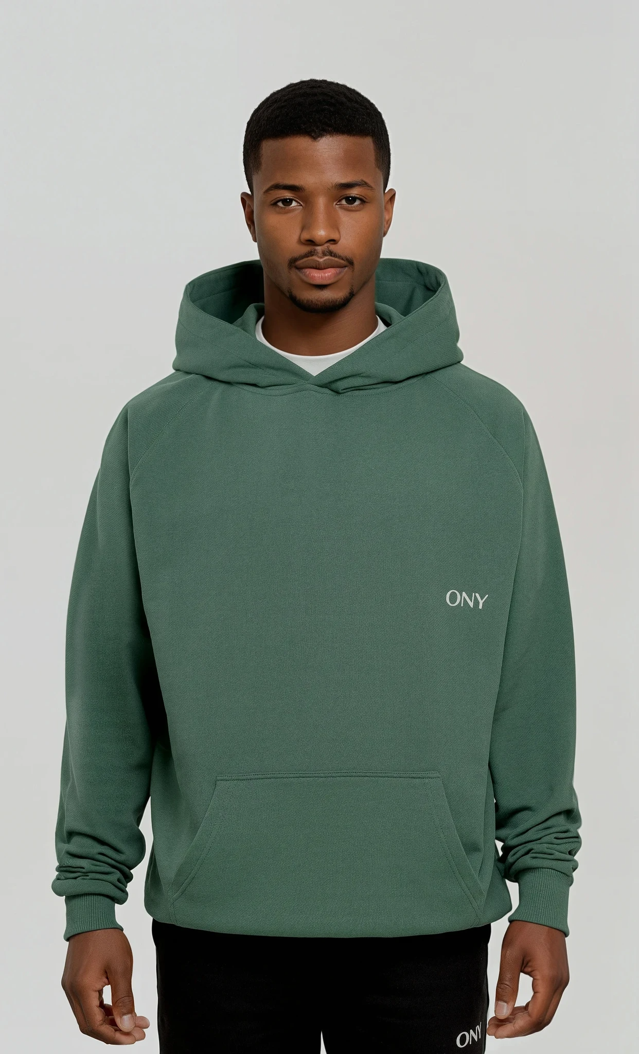 GREEN OVERSIZED HOODIE