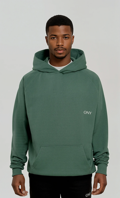 GREEN OVERSIZED HOODIE