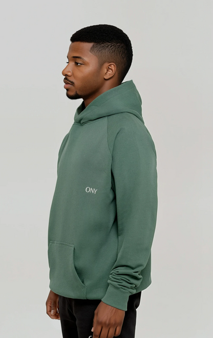 GREEN OVERSIZED HOODIE