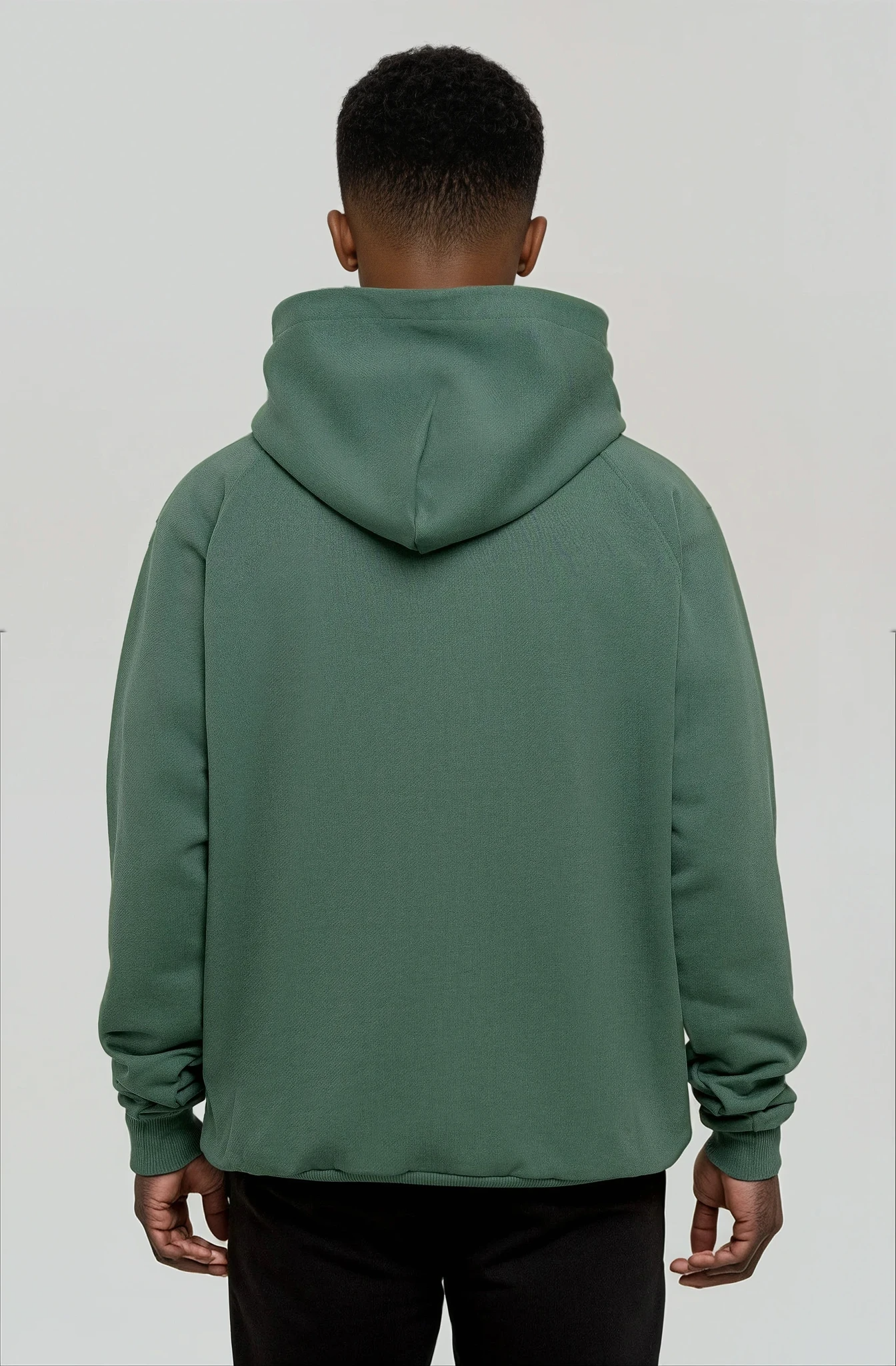 GREEN OVERSIZED HOODIE