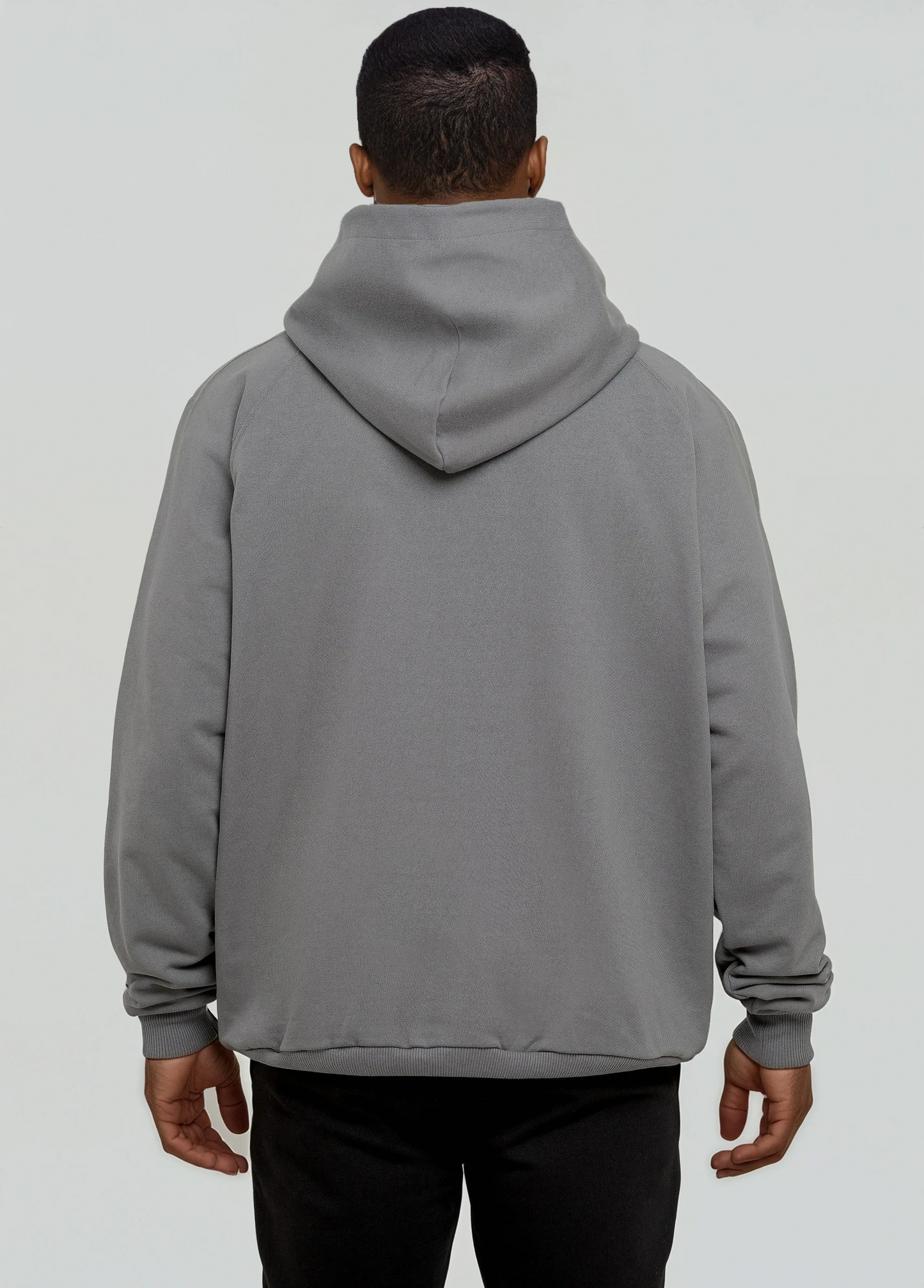 GREY OVERSIZED HOODIE