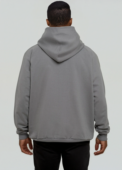 GREY OVERSIZED HOODIE