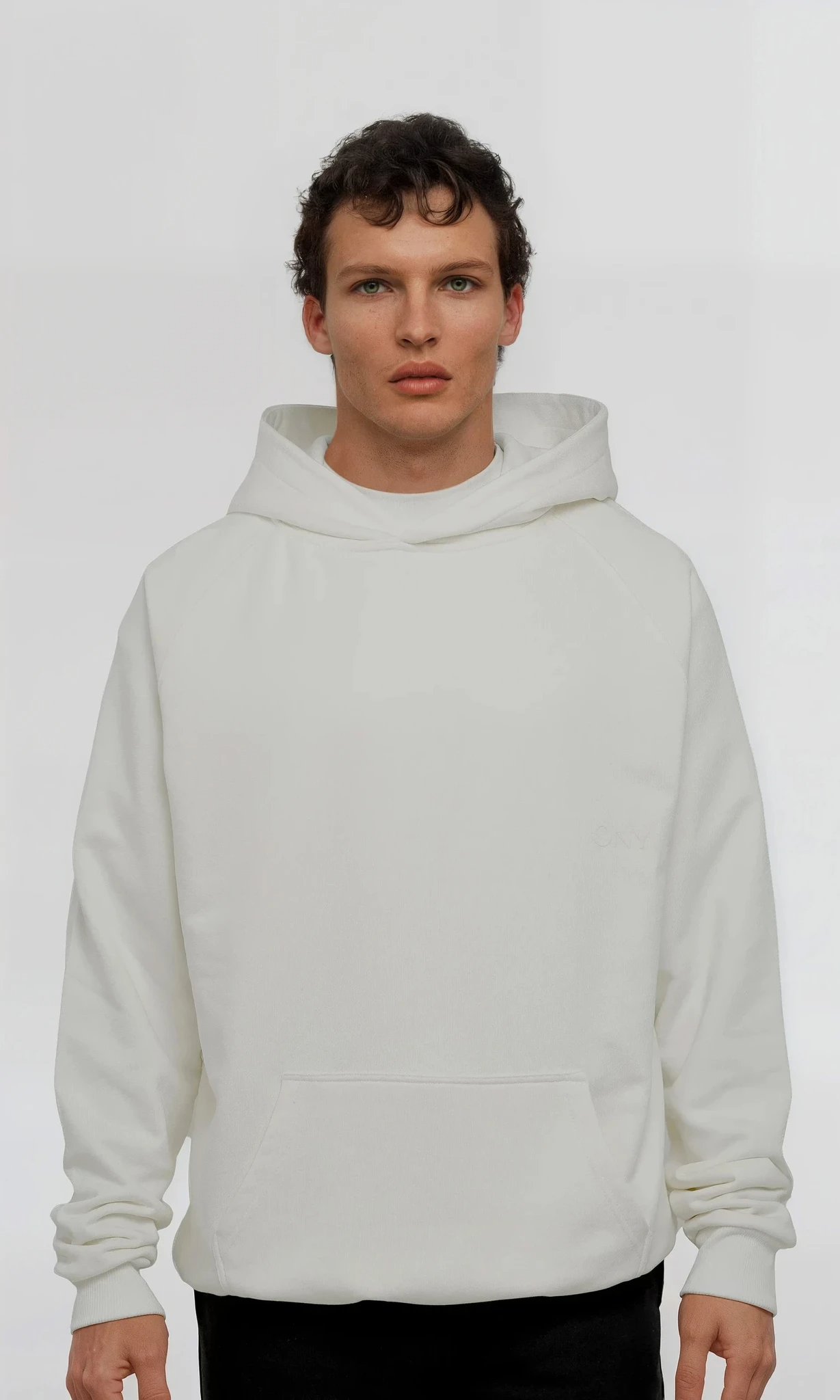 OFF-WHITE OVERSIZED HOODIE - ONY