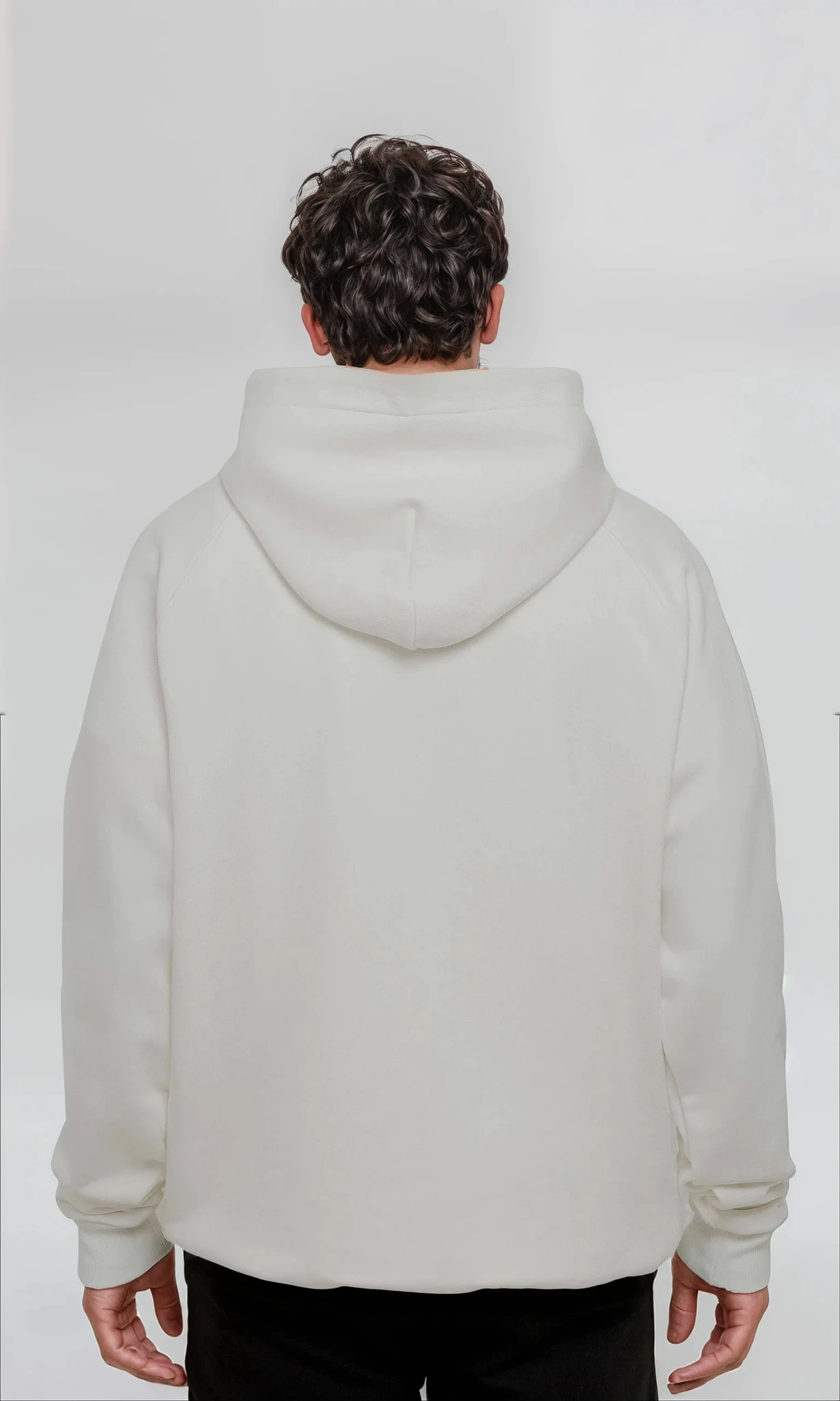 OFF-WHITE OVERSIZED HOODIE - ONY