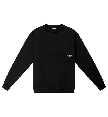 Black oversized sweater - 100% cotton. 