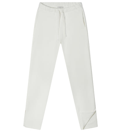 Off-white unisex split sweatpants - 100% cotton.