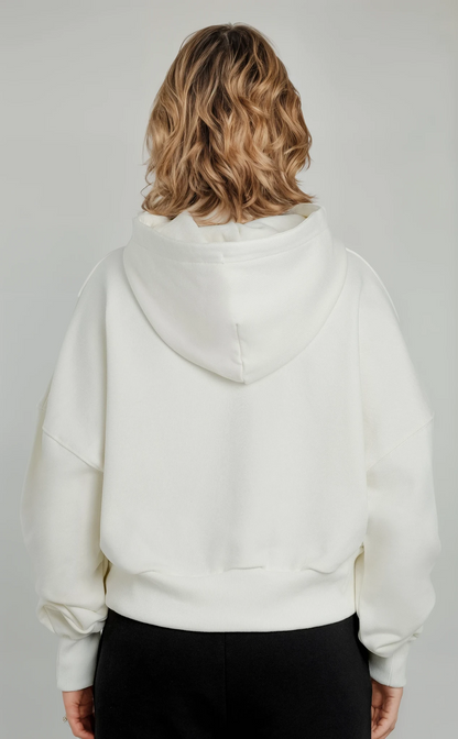 OFF-WHITE WOMEN'S CROPPED HOODIE - ONY
