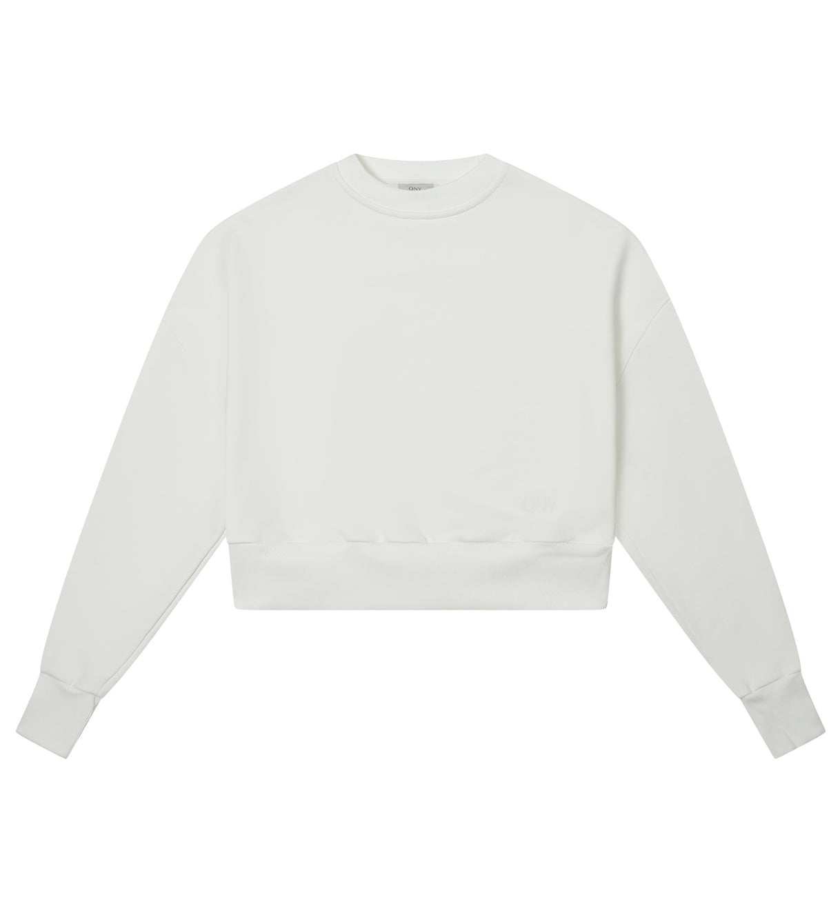 Off-White women's cropped sweater - 100% cotton.