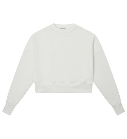 Off-White women's cropped sweater - 100% cotton.