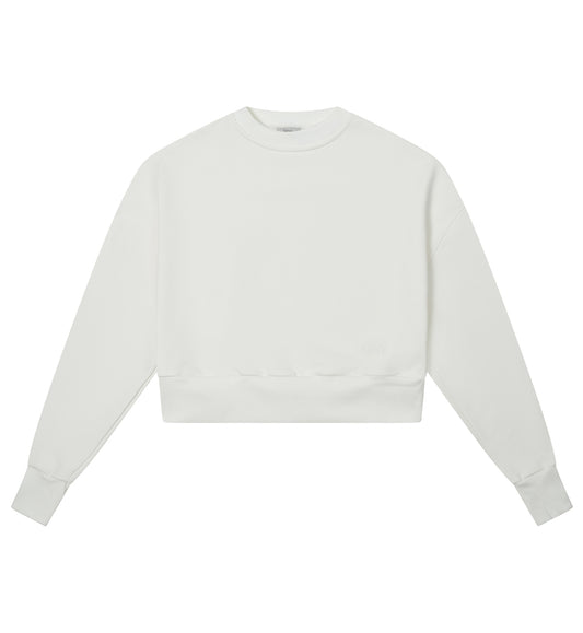 Off-White women's cropped sweater - 100% cotton.