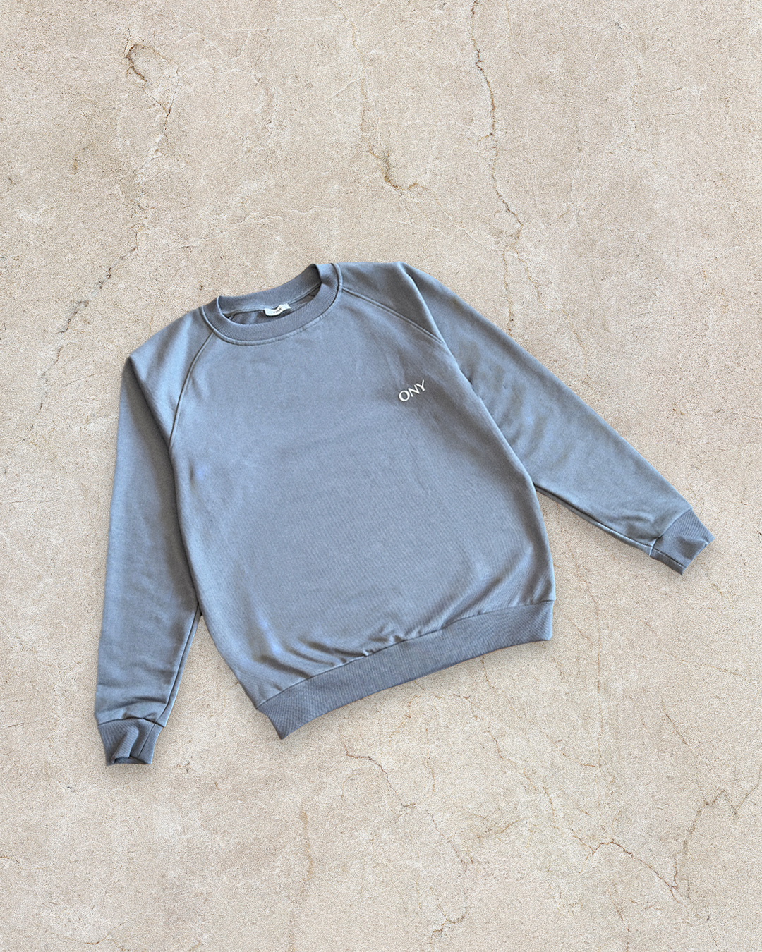 Grey oversized sweater - 100% cotton. 