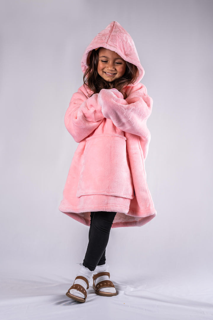 Kids & Little Ones Pink Extra Thick Ony Hoodie Blanket - It's Ony